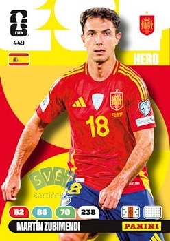 Martin Zubimendi Spain Panini FIFA World Cup 2026 Adrenalyn XL #449
